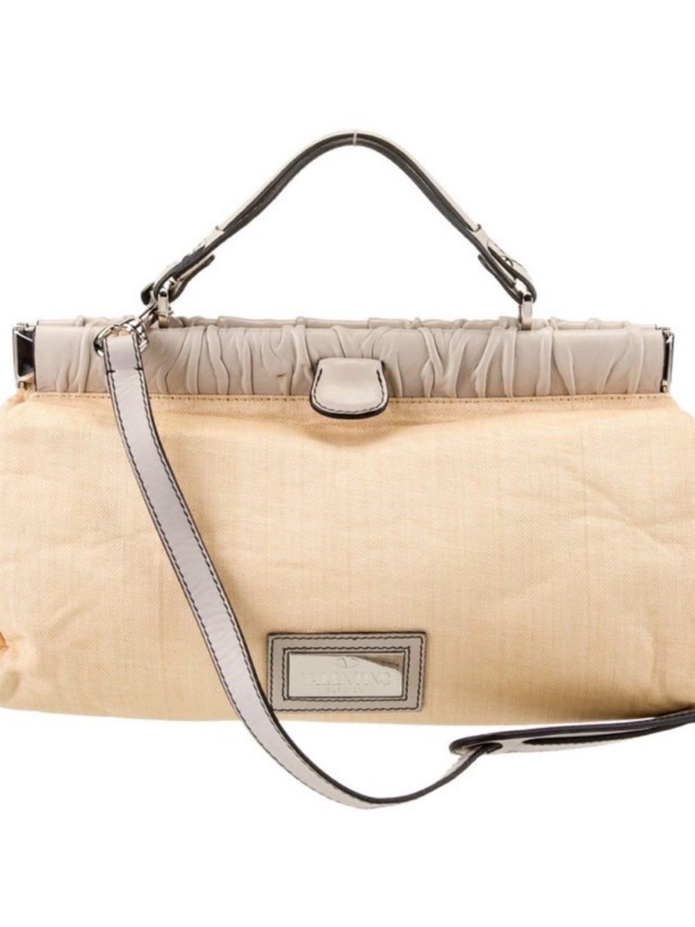 Valentino Raffia Top Handle Bag - Picture 4 of 7